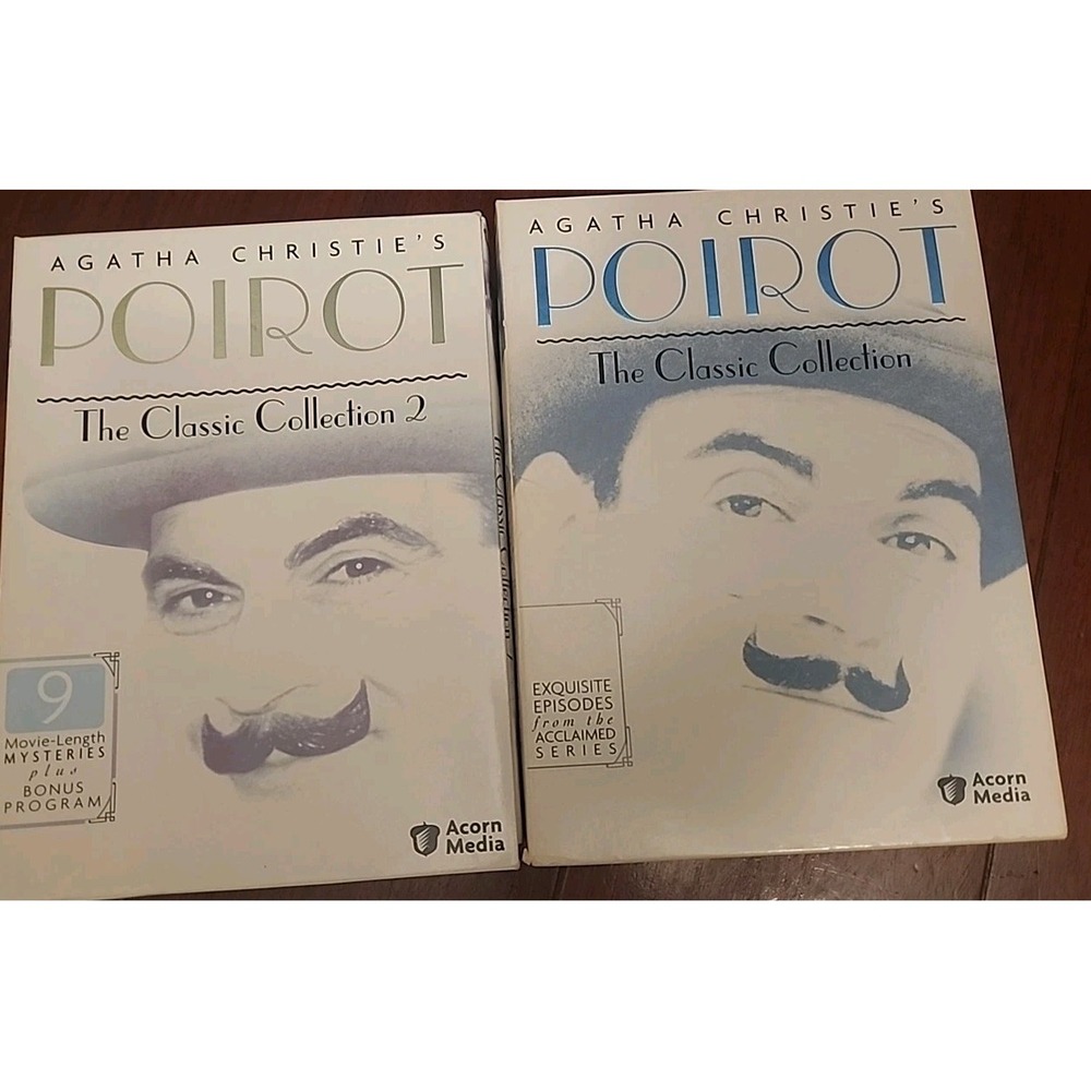 Agatha Christie's Poirot The Classic Collection 1 & 2 DVD David Suchet 22 Discs